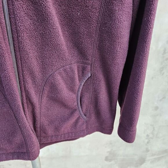 Woolrich maroon full zip fleece - Picture 5 of 5